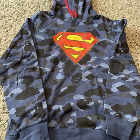 A Bathing Ape BAPE SUPERMAN Rare Size Xl